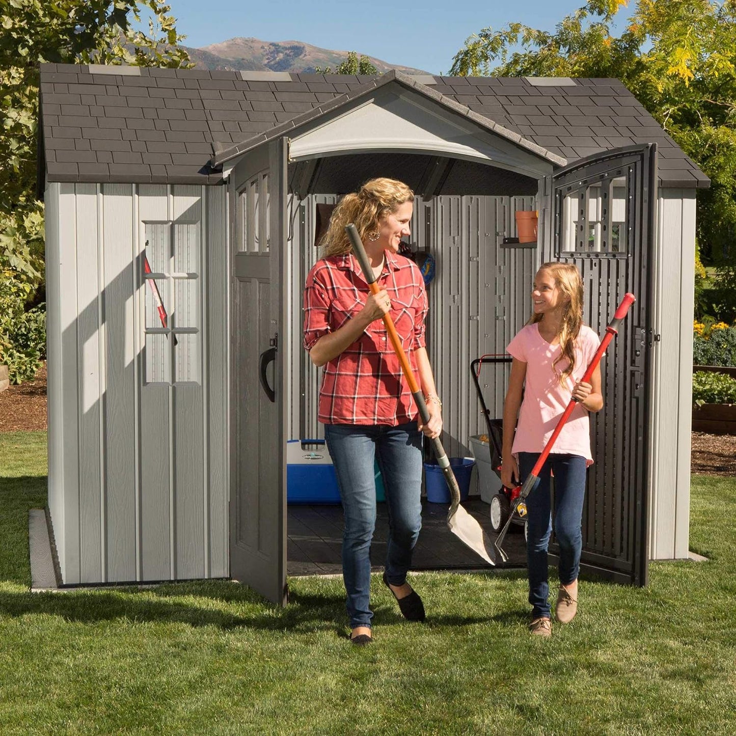 Lifetime 60243 10 x 8 Ft. Outdoor Storage Shed