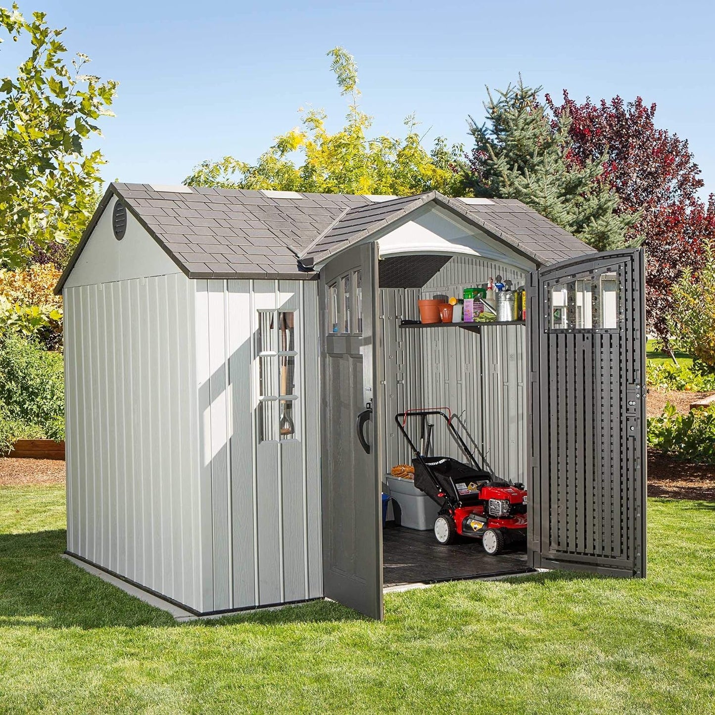 Lifetime 60243 10 x 8 Ft. Outdoor Storage Shed