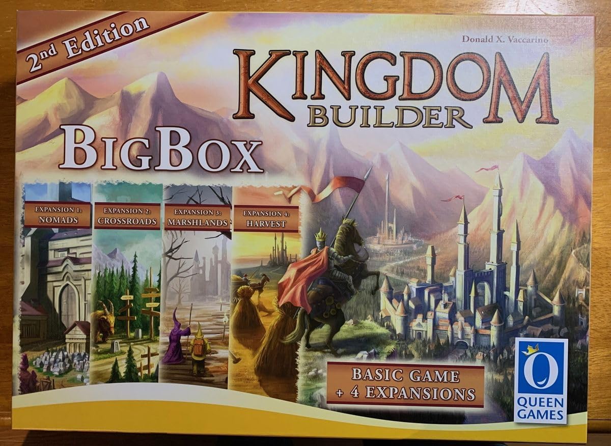 Queen Games Kingdom Builder Big Box 2nd Edition Board Game